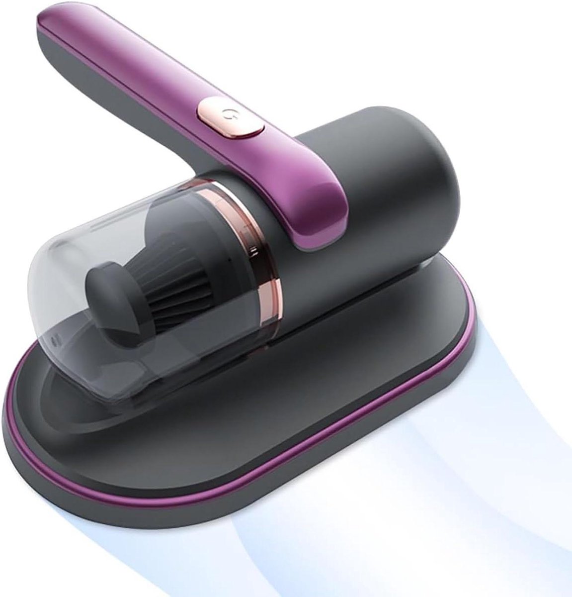 Mijtenstofzuiger - Draadloze Stofzuiger UV - Hygiënisch Huis - Automatische UV-uitschakeling - 24x11x3cm - Goud