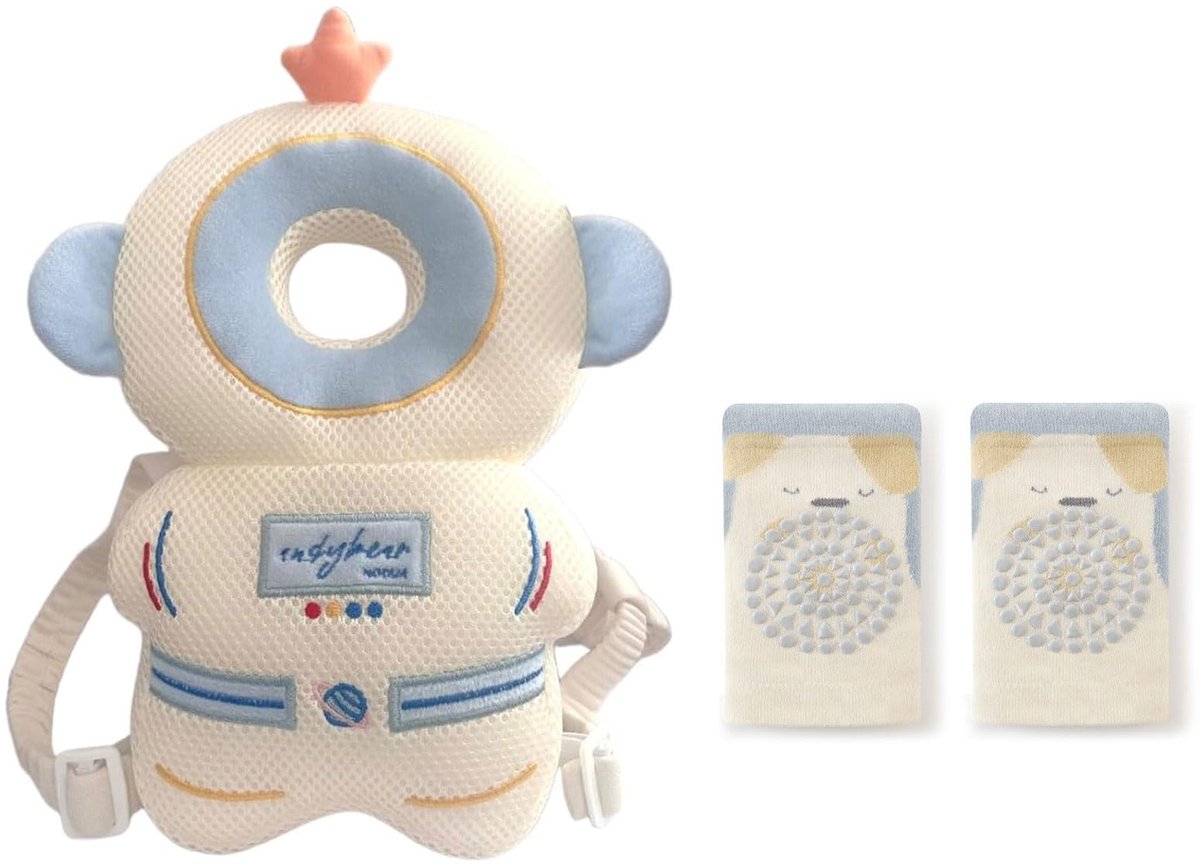 Babyhelm schokbestendig - verstelbare anti-val kussen - hoofdbescherming voor baby - veilig kruipen en lopen - ShopVlot