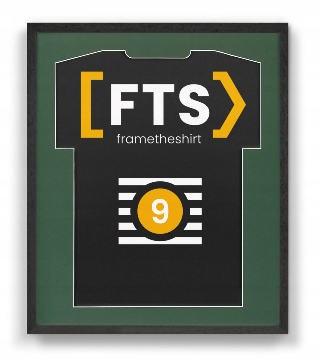Merkloze Houten Fotolijst voor Sportshirts - Unieke Wanddecoratie