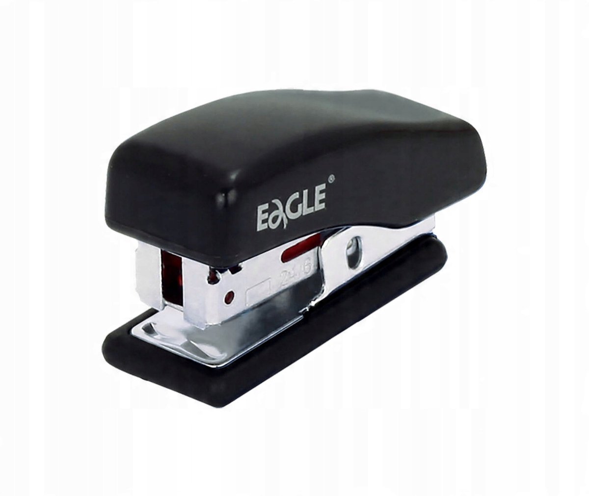 Mini Office Nietmachine Zwart - 20 vel, met ingebouwde afzuiger