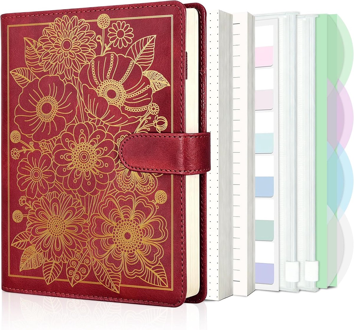 Notitieboek A5 - ringband - flexibel navulbaar - ideaal voor bullet journal - SnelShoppen
