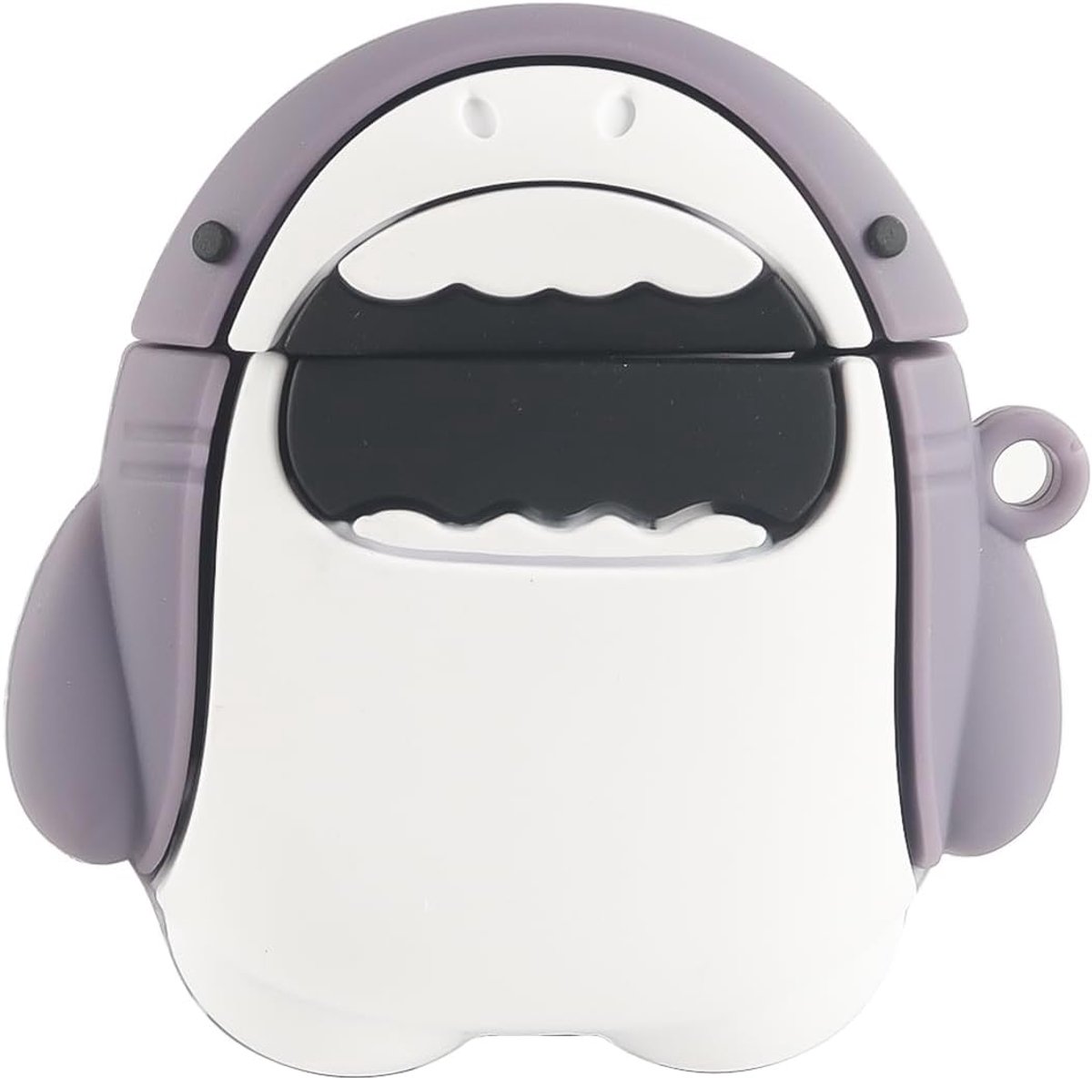 Siliconen beschermhoes voor AirPods 1 / 2 - 3D haai design - schattig en stevig - perfect voor jongens en meisjes - SnelShoppen