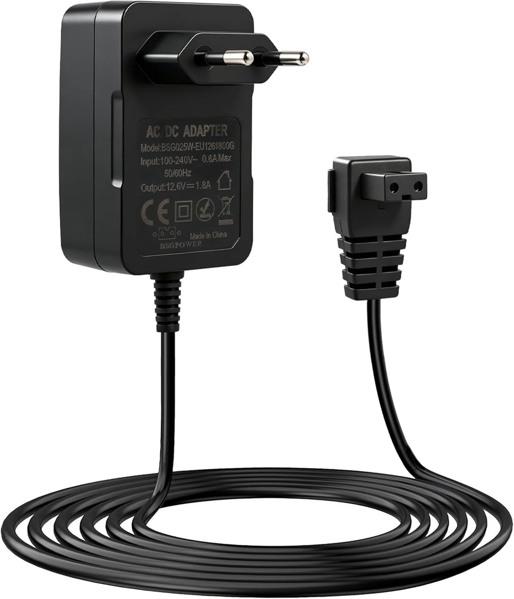 Oplader 12.6V 1.8A - Voor Aiper Seagull 600, 1000, 1500 - 2 m Kabel - Houd je zwembadrobot in topvorm - SnelShoppen