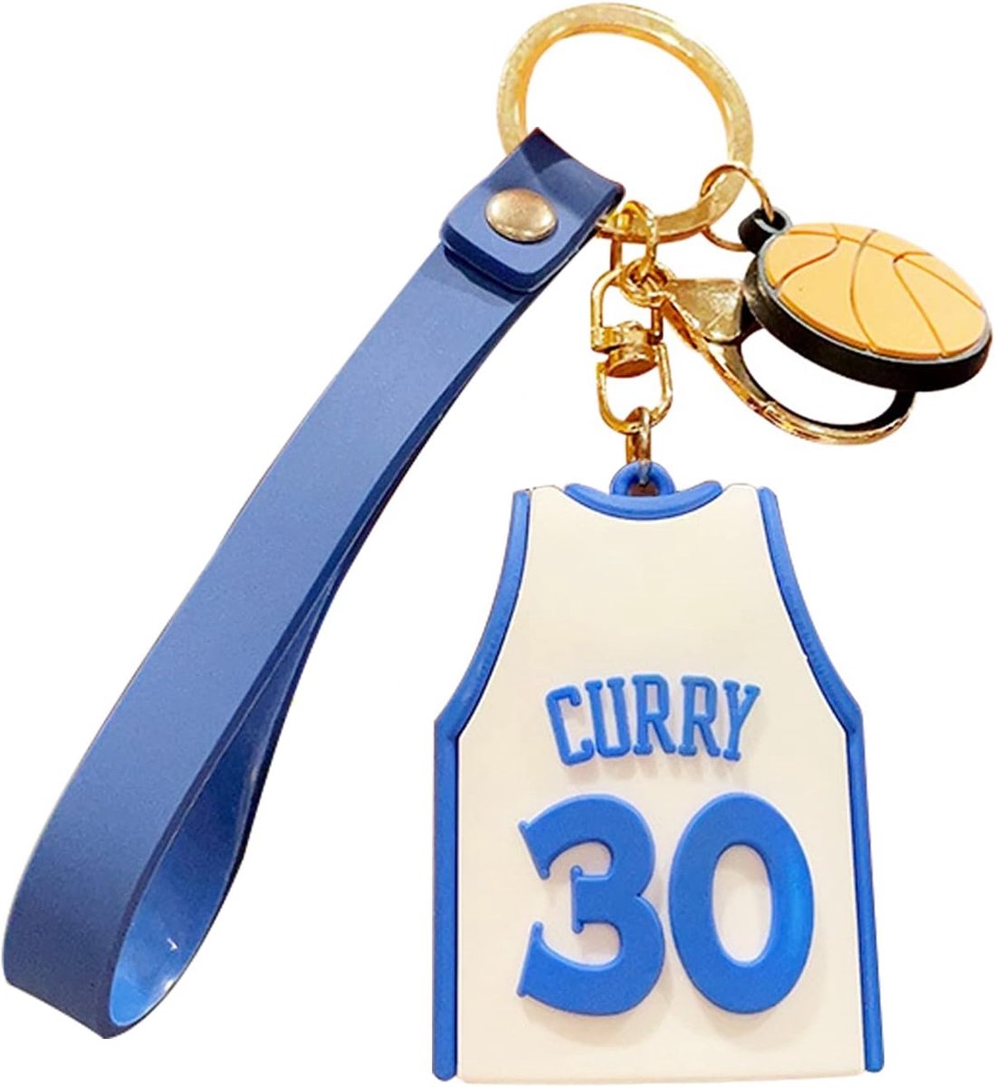 Basketbal Sleutelhanger - 3D Cartoon Silicoon - Delicate Afbeelding - Perfect voor Basketball Fans - SnelShoppen