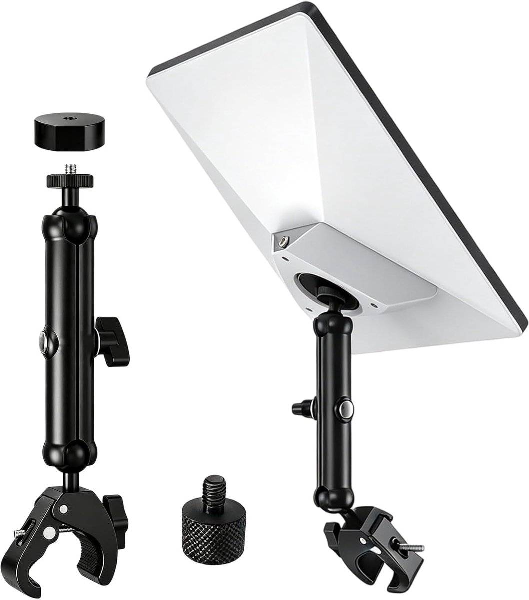 Mini tripod houder - aluminium 1/4"-20 & 3/8"-16 - 360° verstelbare stand - ideaal voor camping - SnelShoppen