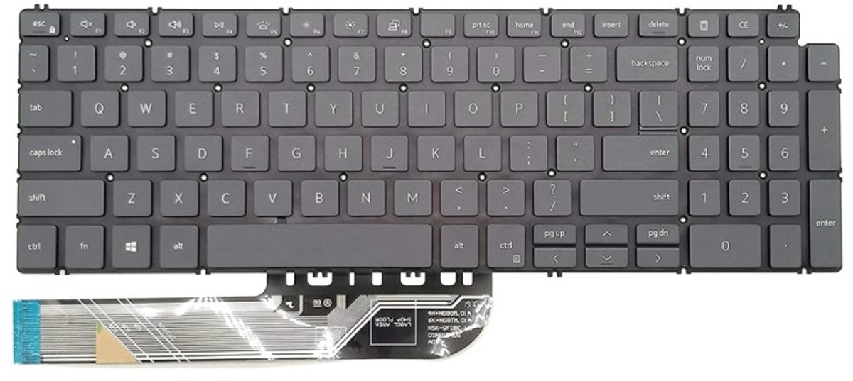 Notebook keyboard for DELL Inspiron 15 7500 5501 5502 with backlit