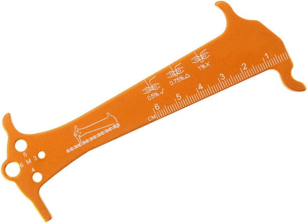 Fiets ketting slijtage gereedschap - aluminium legering - ketting slijtage indicator - eenvoudig te gebruiken - SnelShoppen
