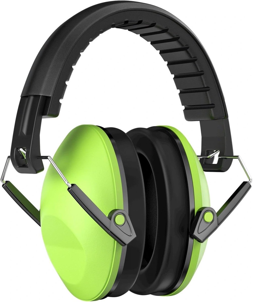 Noise Protection-Hoofdtelefoon voor Kinderen - Groen - Oorkappen - Beschermt tegen omgevingsgeluid - SnelShoppen