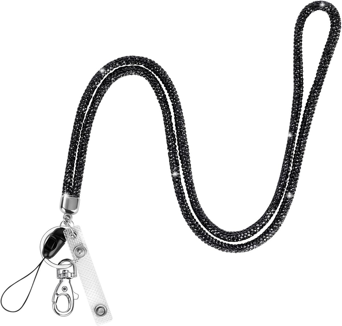 Lanyard Neck Strap - Verstelbaar - Zacht materiaal - Ideaal voor sleutels en badges - SnelShoppen
