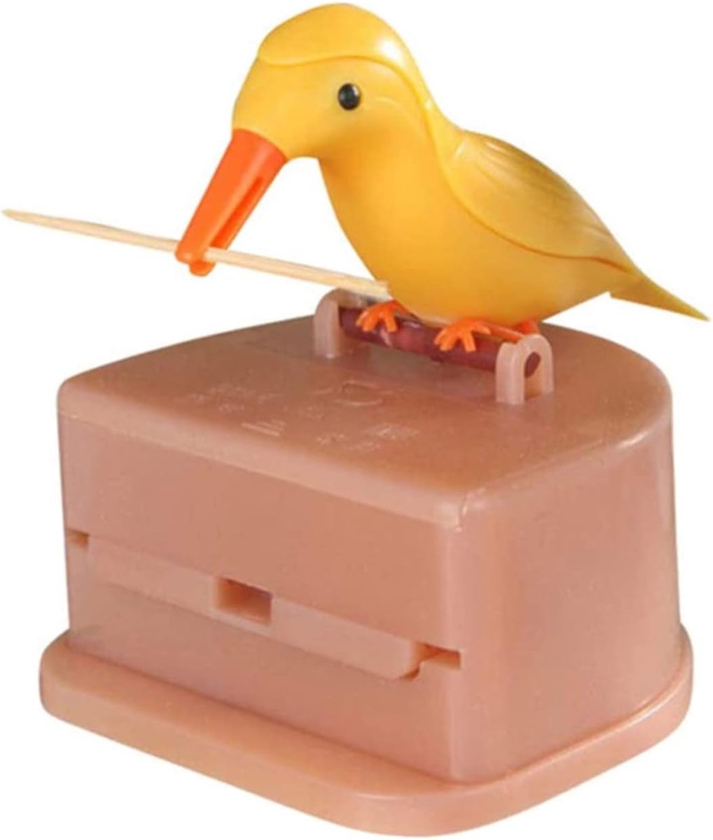 Tandenstoker Dispenser Vogel - Automatisch - Handig voor thuis en feestjes - Snel een tandenstoker pakken - SnelShoppen