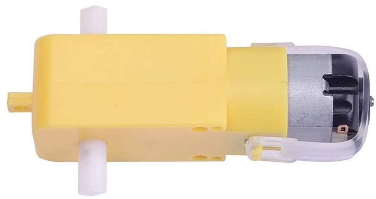 1 stks DC3V-12V DC transmissiemotor voor vierwielaandrijving speelgoedauto/robotlichaam/vliegtuigspeelgoed. Chargenummer: dubbele as 1:48