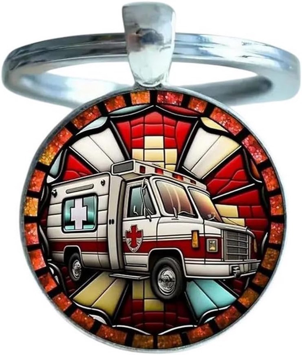 Cabochon tas sieraden ambulance redding.