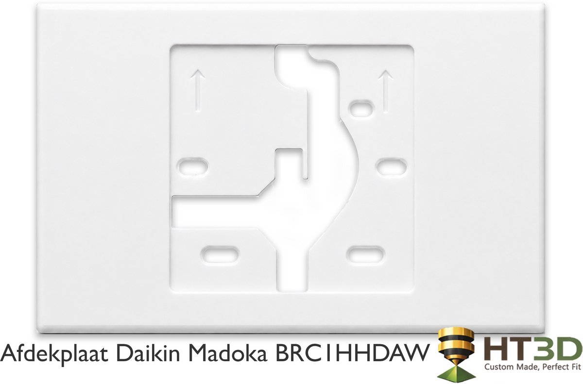 Afdekplaat Daikin Madoka BRC1HHDAW - Wit - Daikin Madoka Thermostaat - Kamerthermostaat - Thermostaat - Muurplaat - Afdekraam - Grondplaat - Houder - HT3D