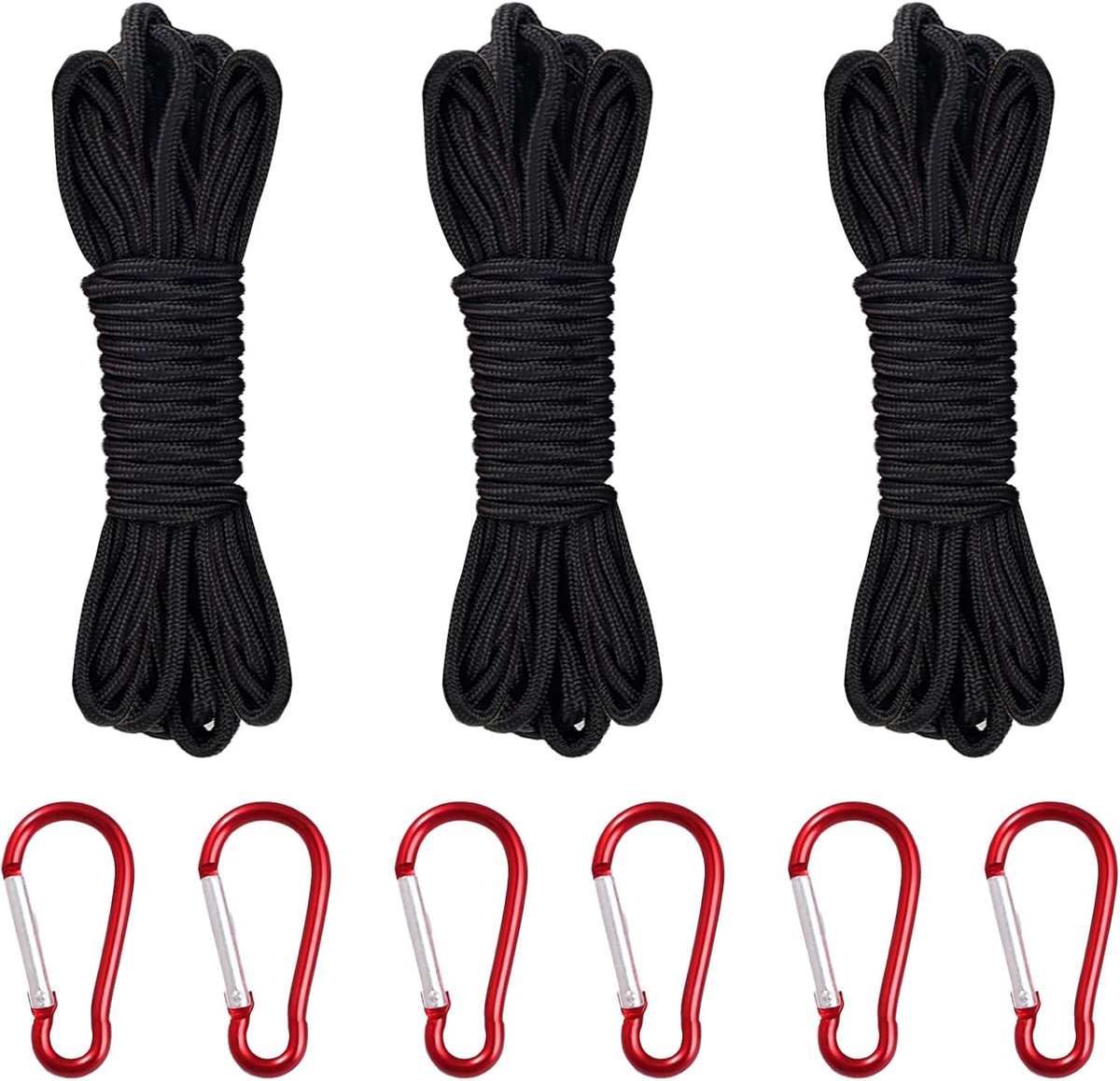 Nylon touw 10m - lichtgewicht polypropyleen - multifunctioneel gebruik - ideaal voor kamperen - SnelShoppen