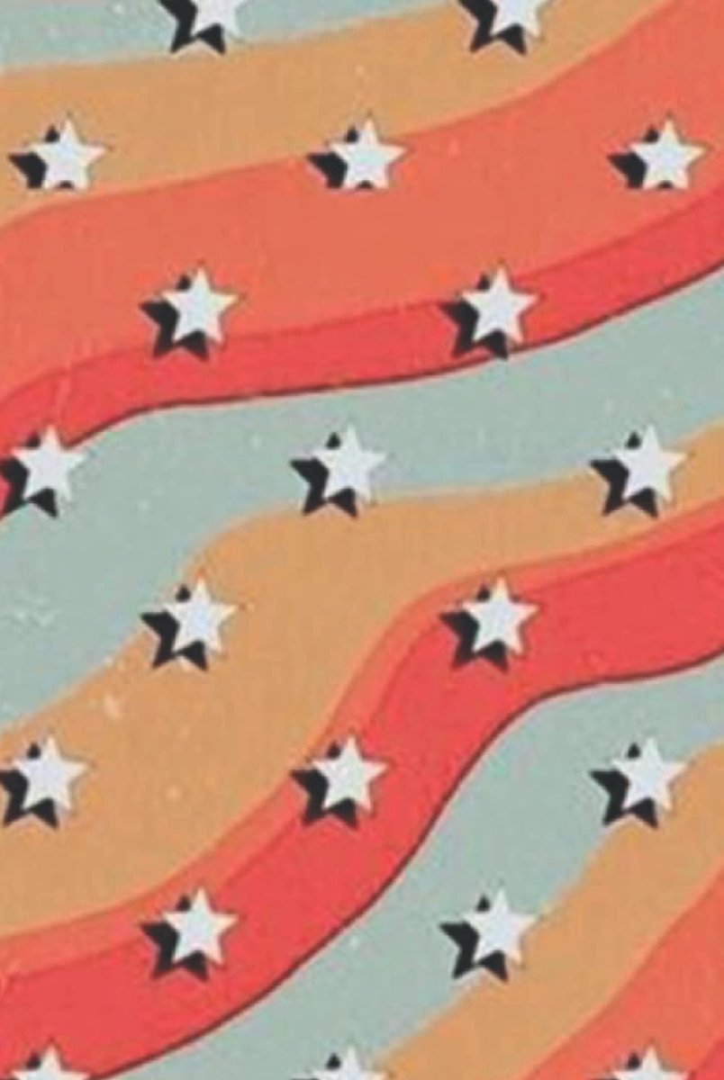 Girl Stars and Stripes Dot Matrix Notebook