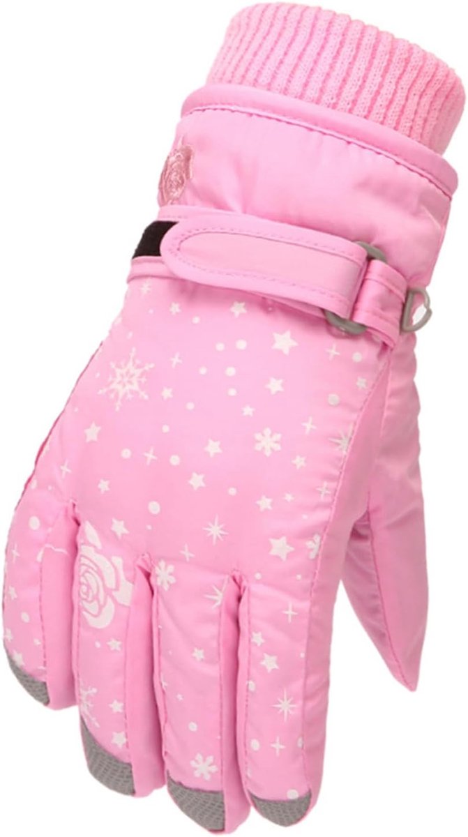 Gloves Kids Girls Winter Thicken Warm Windproof Gloves