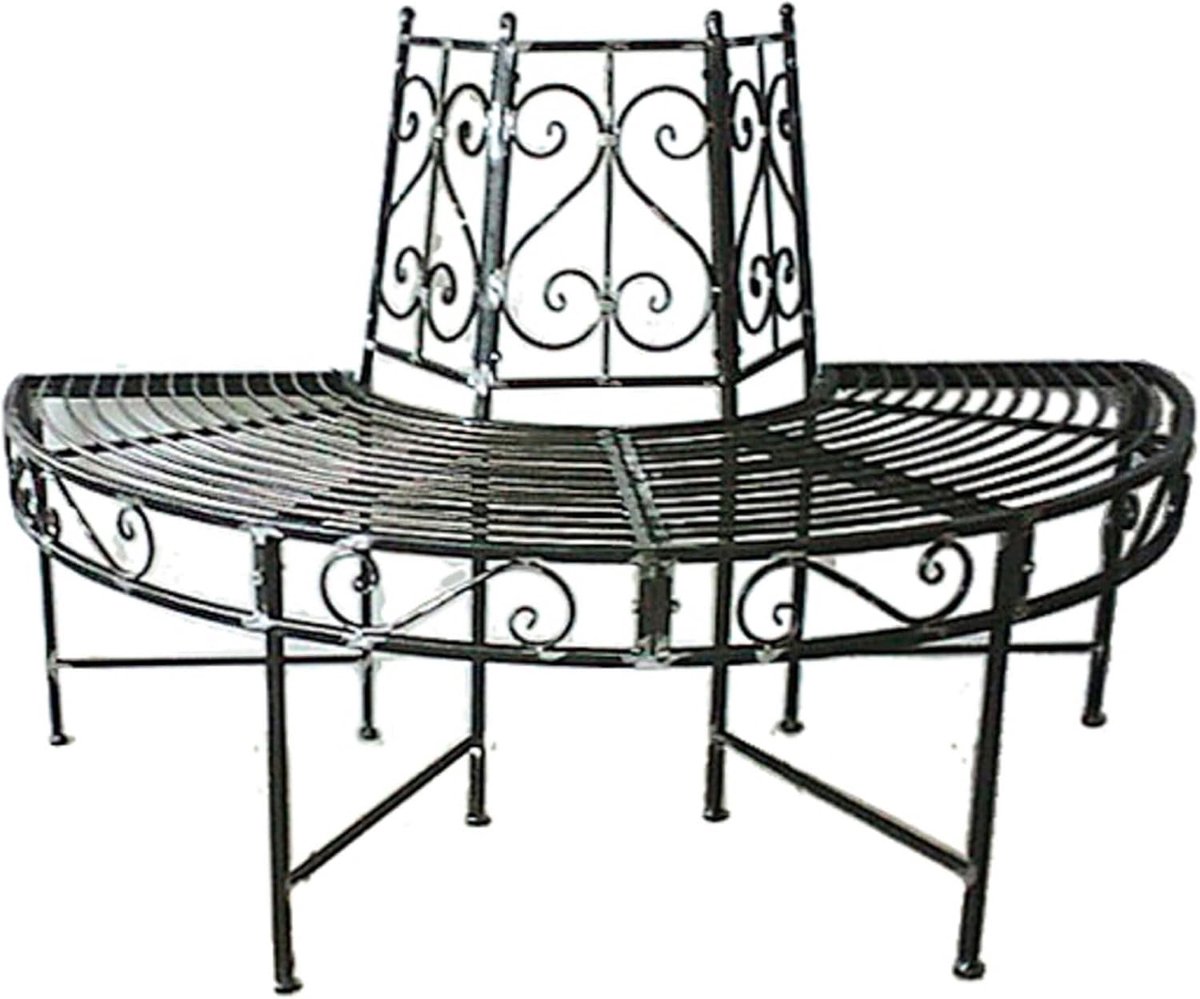 Halve cirkel 124 x 63 x 82cm Antraciet