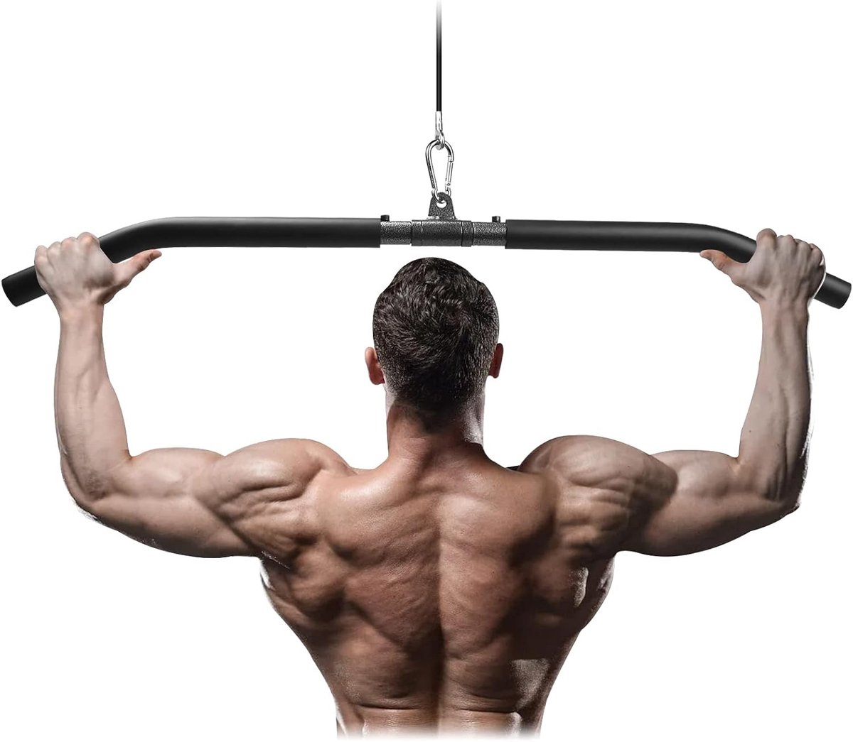 Pull Down Bar Met Swivel Joint - Afneembare Kabelmachine Bevestiging Voor Triceps Oefening En Spiertraining