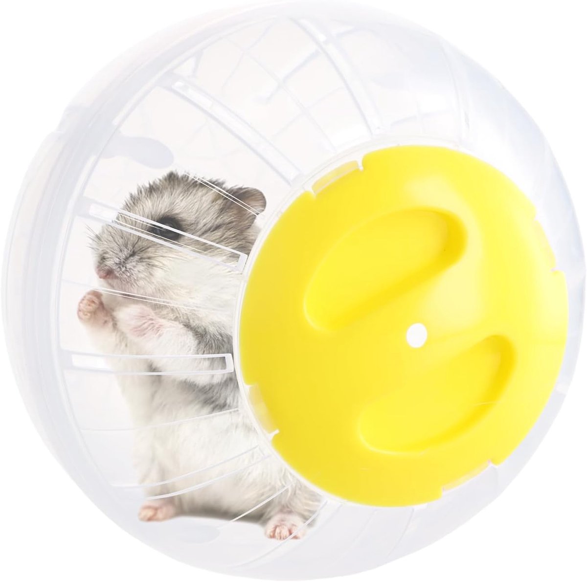 Loopbal, dwerghamster oefenbal, transparant wiel, 14,5 cm, activiteitenspeelgoed voor kleine dieren, hamsterbal voor dwerghamsters, gerbils
