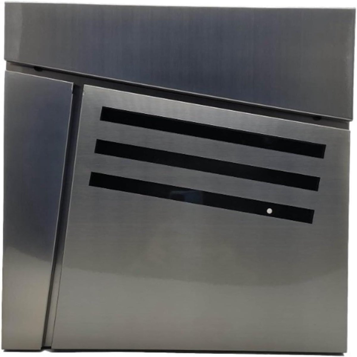 Wandmontage Brievenbus - Postkast Buiten - Post Ontvangen - Grote Capaciteit - 37x37x10.5cm - Blauw Zilver