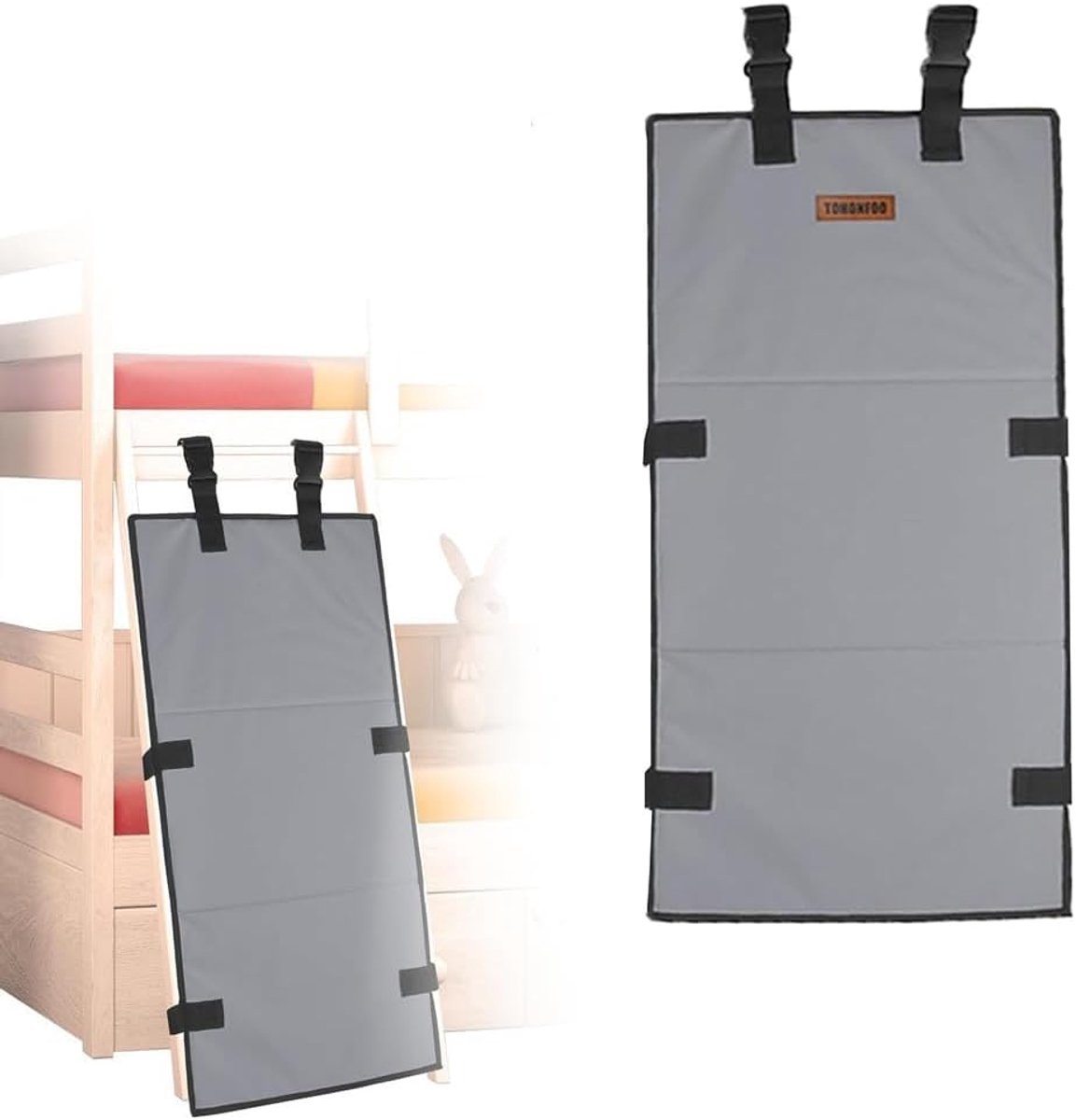 Bunkbed Ladder Cover 78 x 38 cm - Grijs - Waterdicht Materiaal - Beschermt Kinderen - ShopVlot