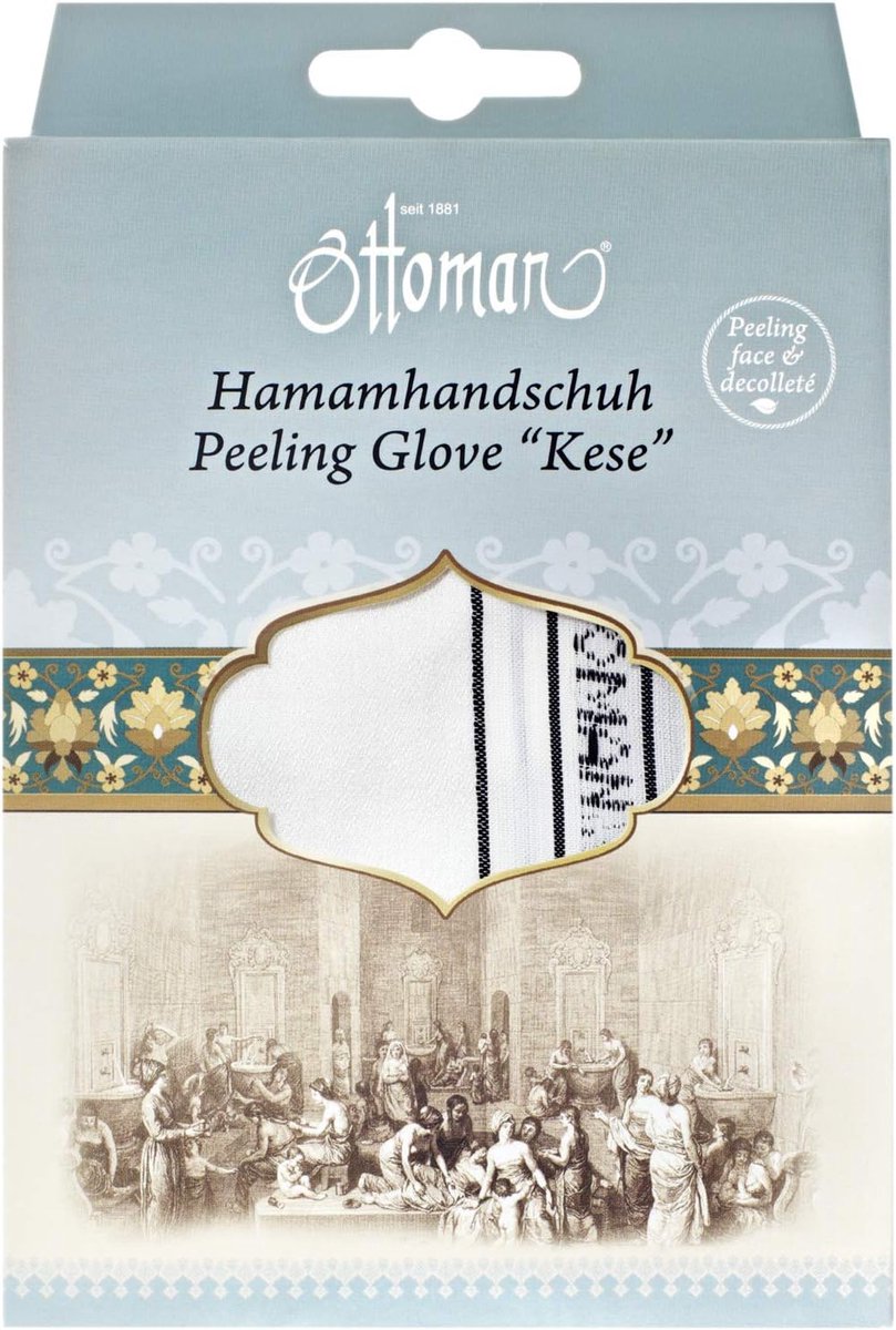 Peelinghandschoen Kese Hammam - Classic - Voor een zijdezachte huid - Verwijdert dode huidcellen - ShopVlot
