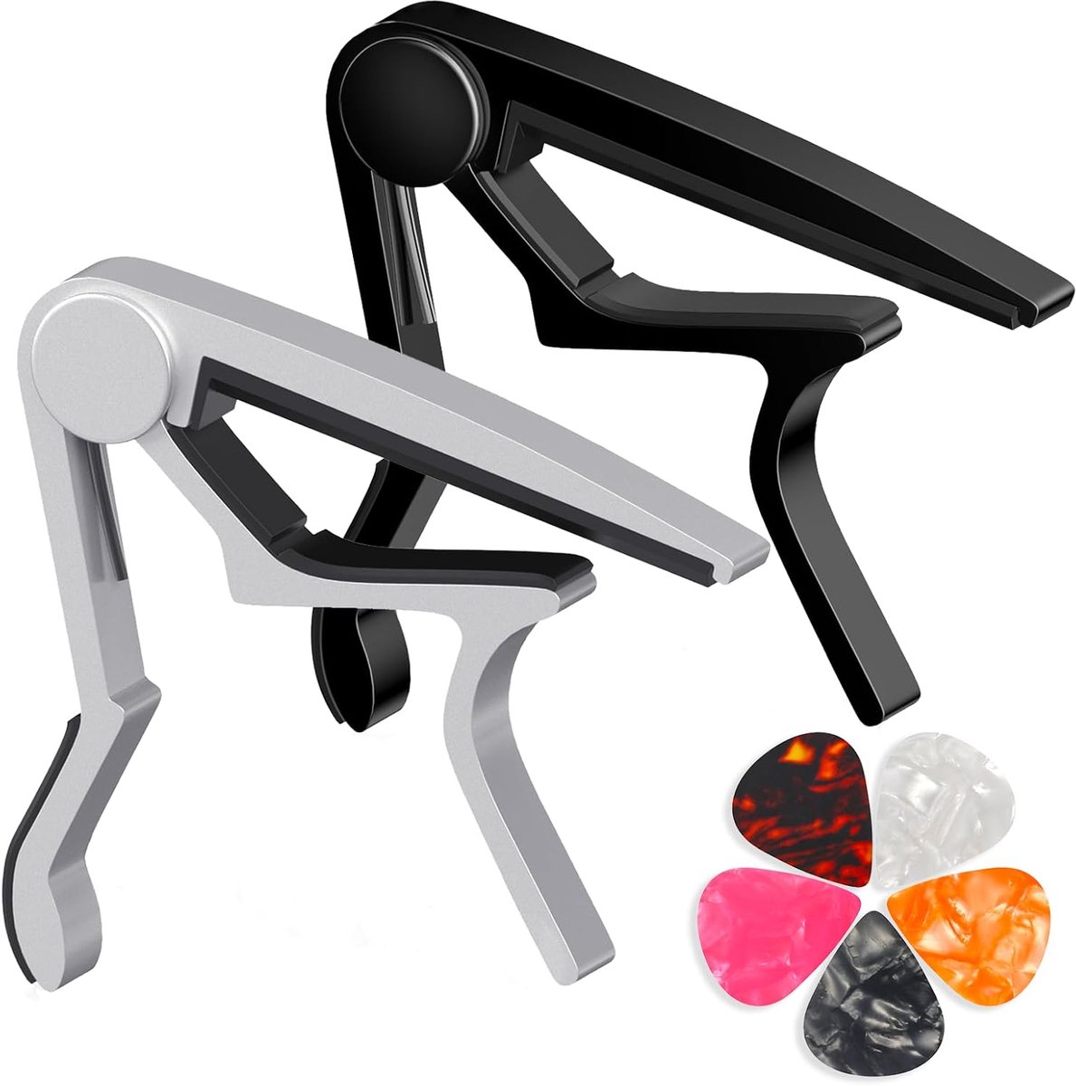 Gitaren Capo - Aluminium - Snelle ontgrendeling - Voorkomt buzzing - ShopVlot