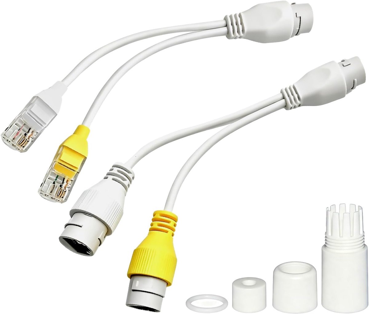 Waterdichte PoE-combinatie - verdeler voor 2 camera's - stroom via 1 kabel - ideaal voor buitengebruik - ShopVlot