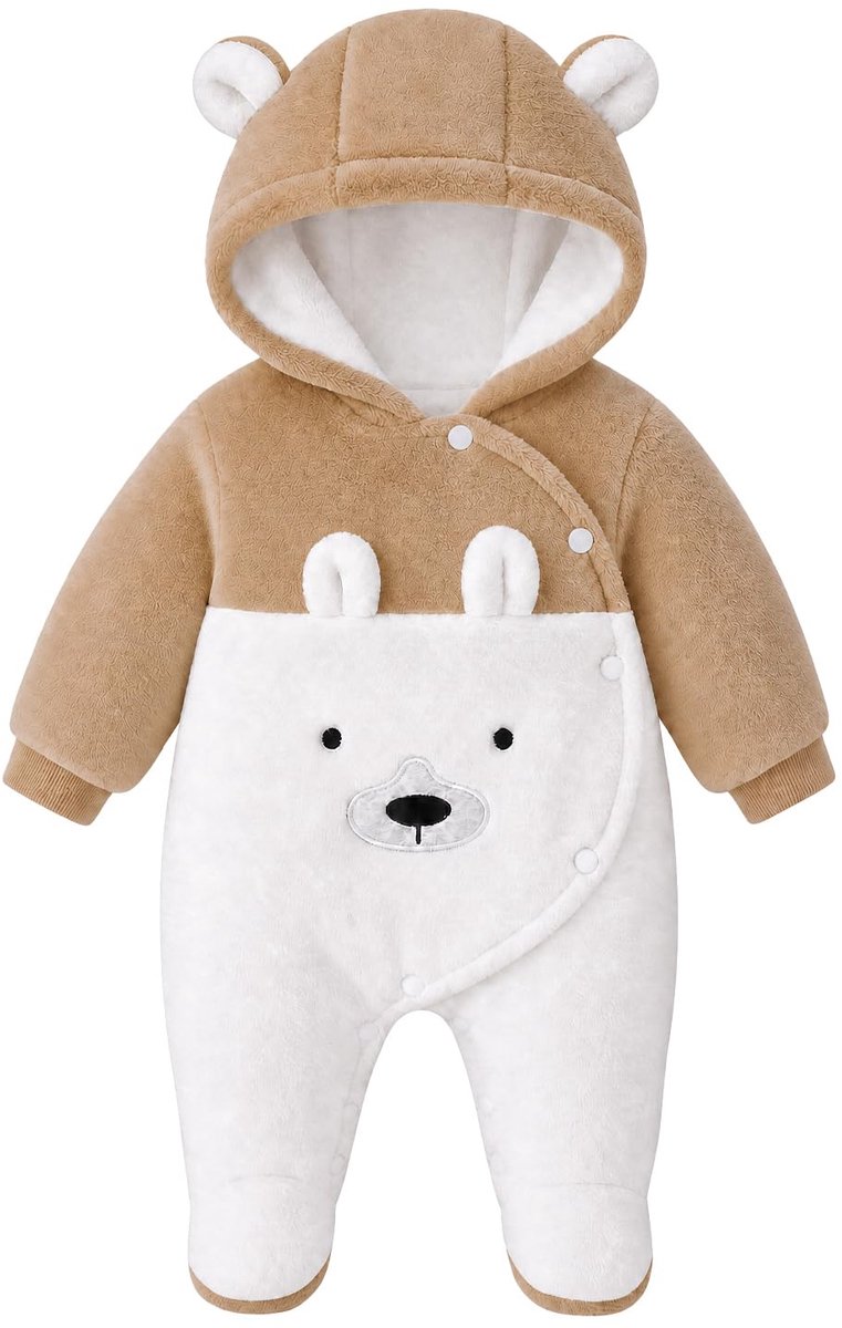 Voetenzak baby 3-6 maanden - bruin - warm en comfortabel - ideaal voor uitjes - ShopVlot