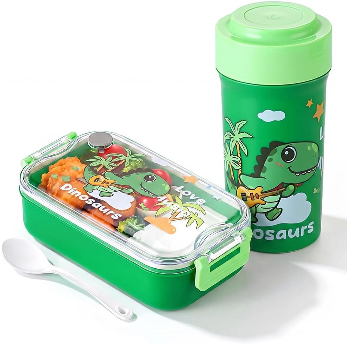 Lunchdoos kinderen 800ML - Bento met 2 compartimenten - Lekbestendig - Ideaal voor school en kinderopvang - ShopVlot