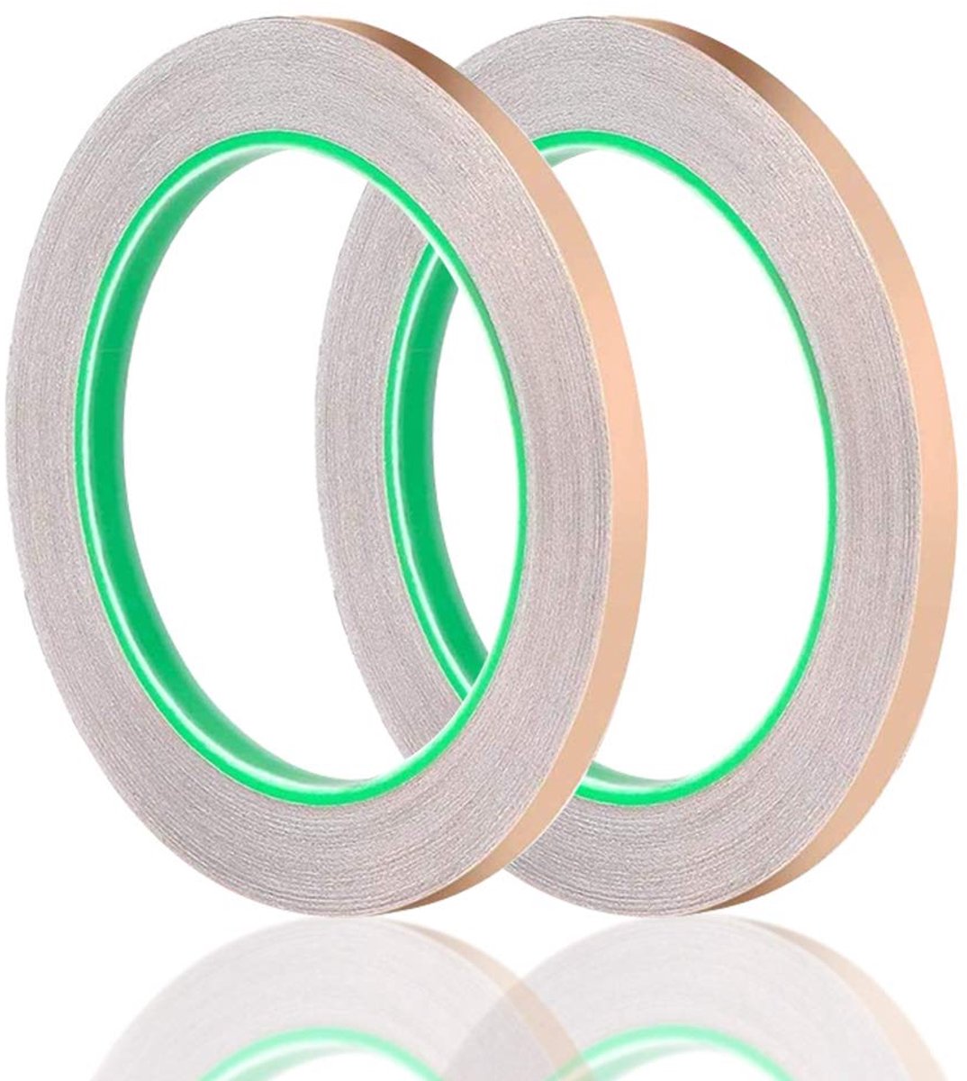 Koper tape 20 m x 6 mm - Dubbelzijdig - Goede geleidbaarheid - Ideaal voor elektrische reparaties - ShopVlot