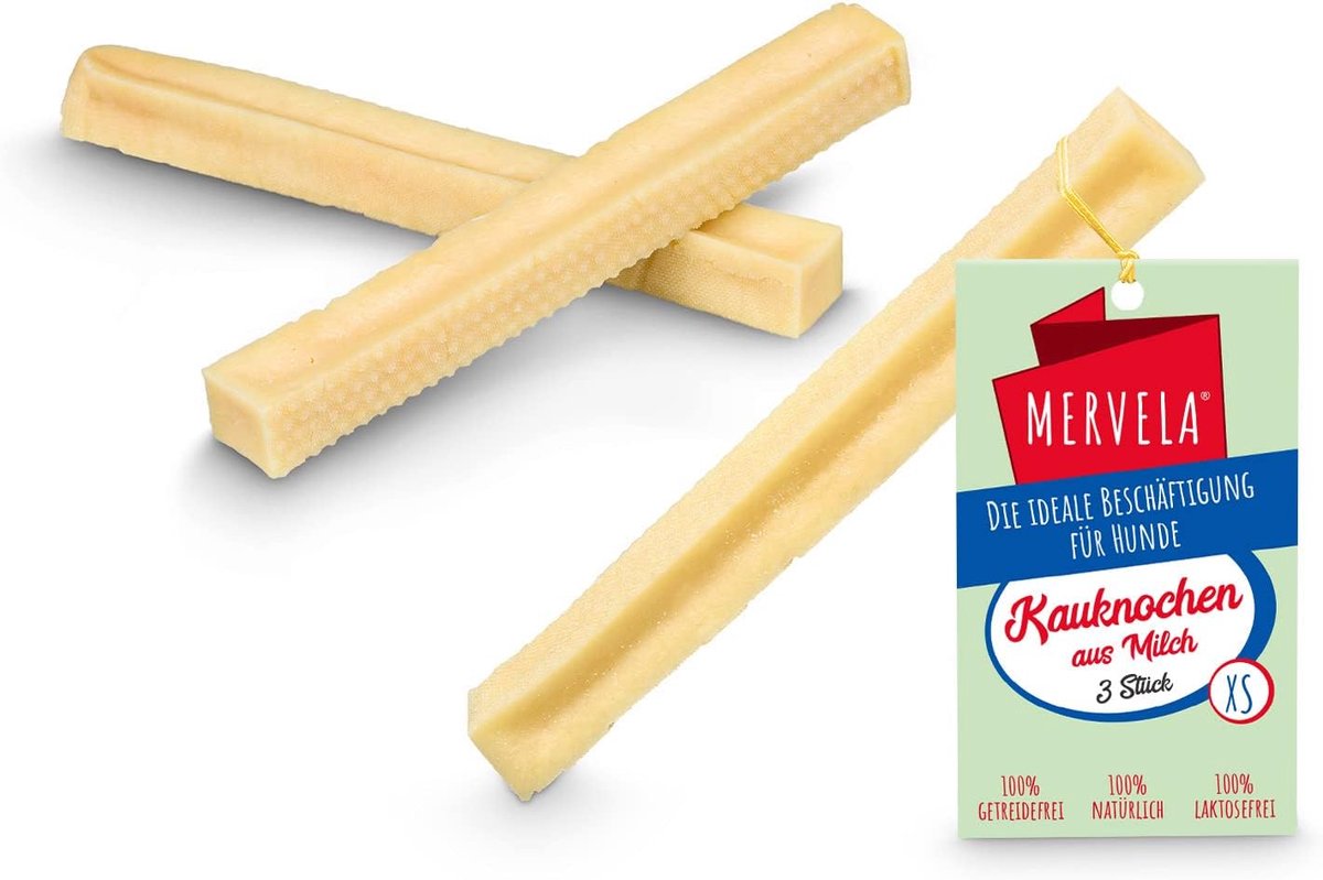 Kauwsnacks voor kleine honden - handgemaakt - kaas smaak - optimale tandverzorging - 3 stuks - ShopVlot
