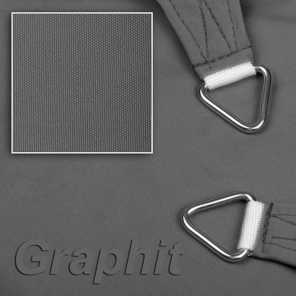 Schaduwzeil 2x2m - 100% Polyester - Waterdicht - Bescherming tegen de zon - ShopVlot