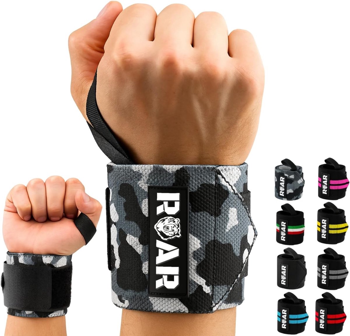 Wristbands voor sport - verstelbaar - hoge kwaliteit - stabiliteit bij gewichtheffen - ShopVlot