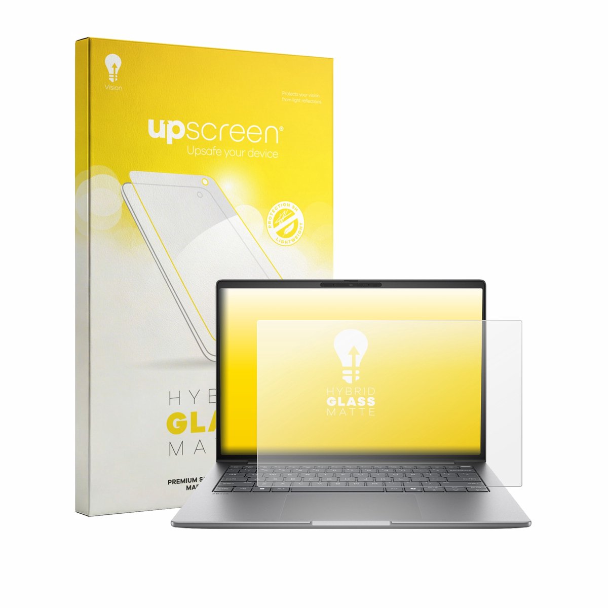 upscreen - Screenprotector voor HP Zbook 8 G2i 14" - Folie Beschermfolie Beschermglas matte