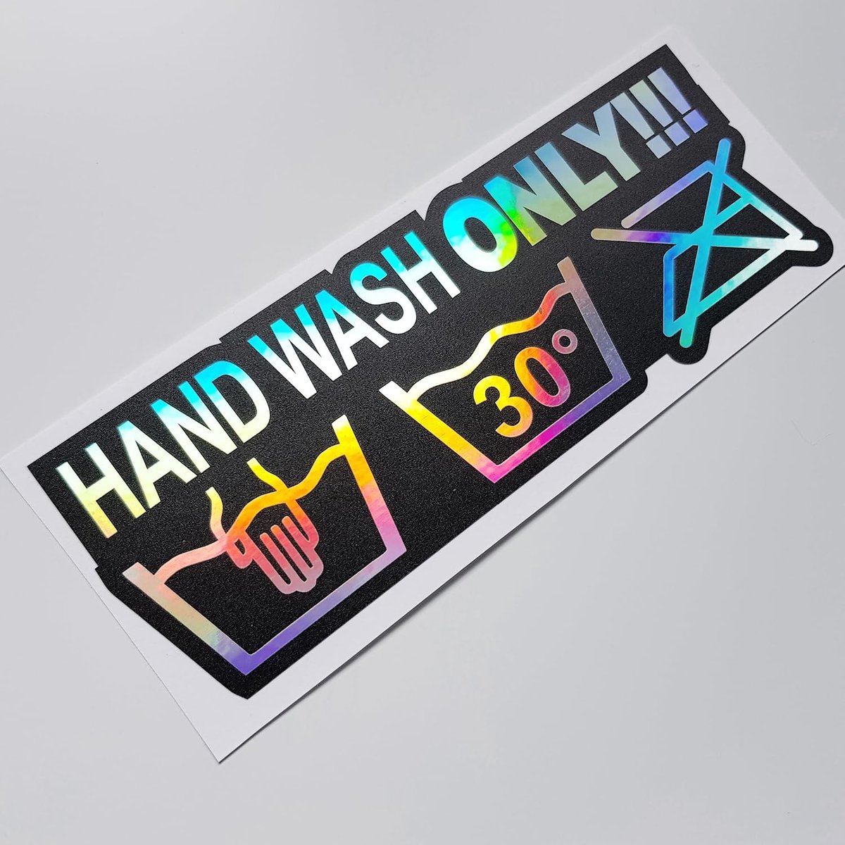 Autosticker 17x6cm - Kleurveranderend - Holografisch effect - Perfect voor tuning - ShopVlot