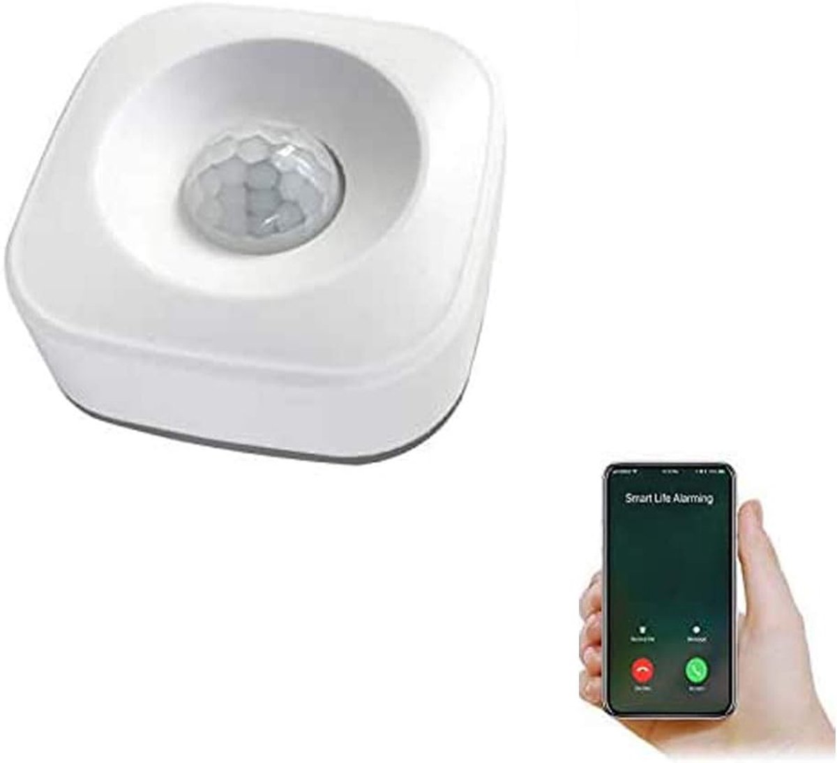 Bewegingssensor - Slimme PIR sensor - Draadloos WiFi - 24/7 bewaking van uw huis - ShopVlot