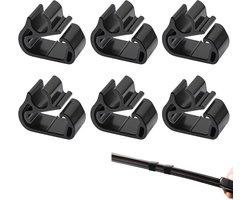 Wisserclips set van 6 - Voor Peugeot 3008, 5008, C5, DS7 - Montageclips voor ruitenwisser slangen - ShopVlot