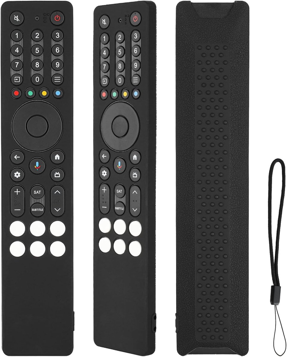 Afstandsbediening hoes - Shockproof bescherming - Geschikt voor TCL RC833A modellen - Voorkomt verlies van batterijen - ShopVlot