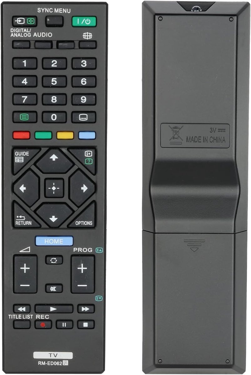 Afstandsbediening geschikt voor Sony TV - vervangende controller - gebruiksvriendelijk - ShopVlot