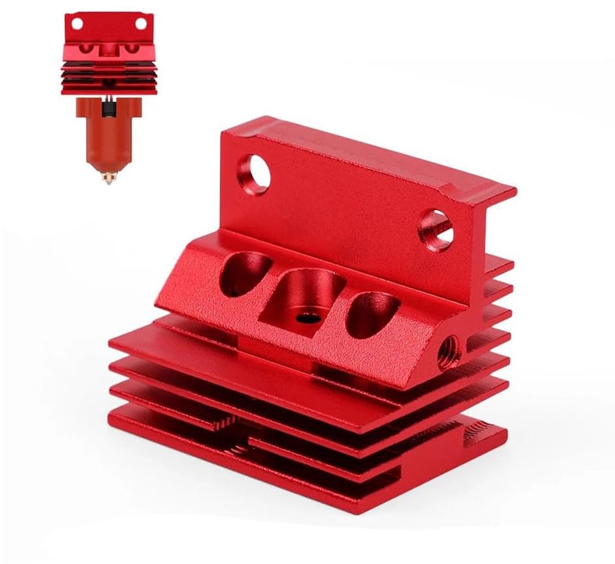 Ceramic verwarmblok kit voor Creality K1/K1 Max - 60W sneller verwarmen - hoge temperatuur - ShopVlot