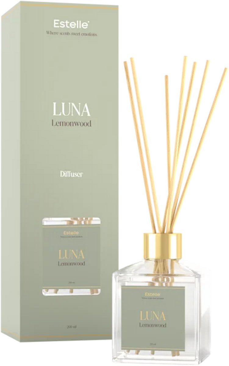 Estelle Luna Lemonwood reed diffuser