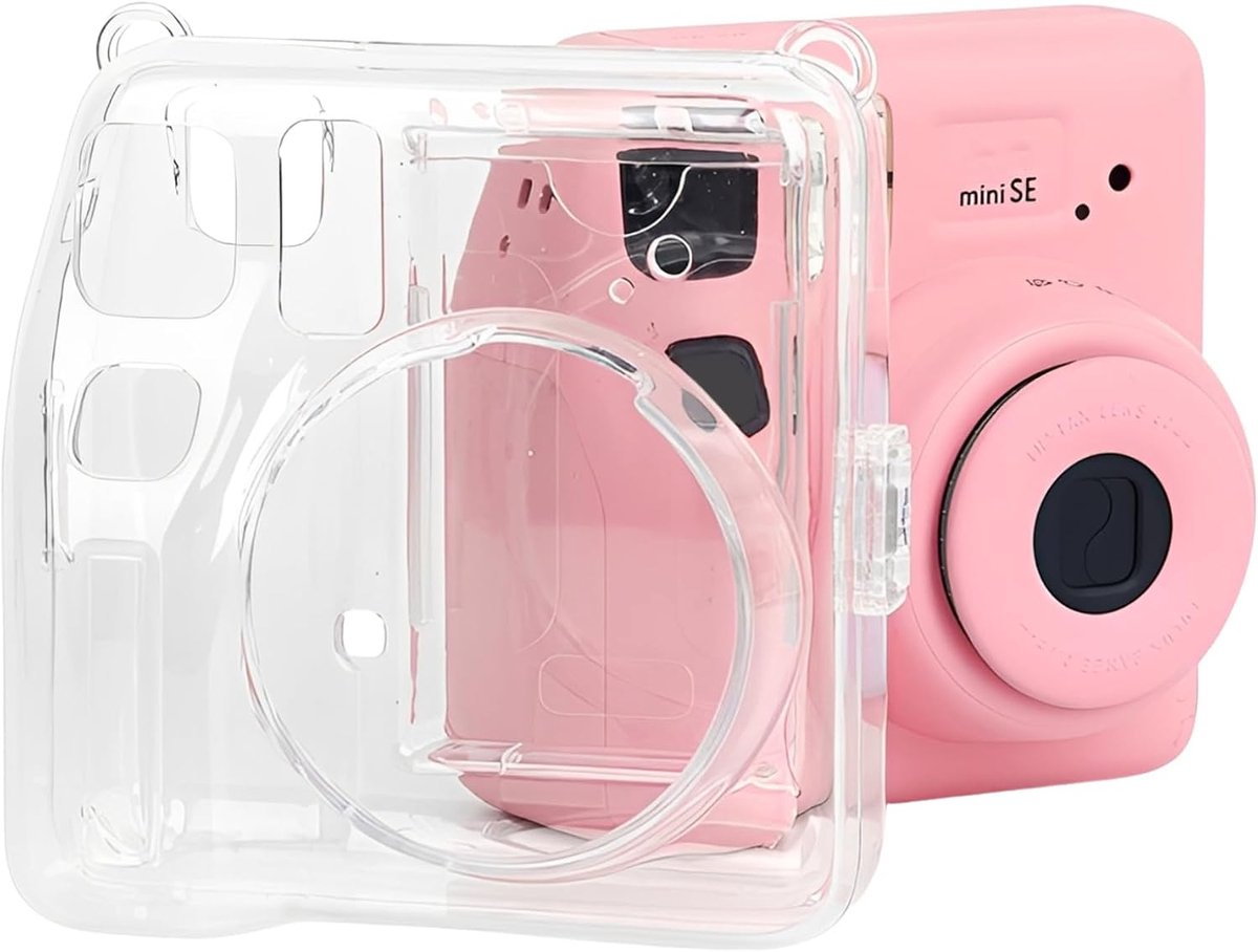 Camera case voor Instax Mini SE - transparant hard PC - niet-slip en krasbestendig - perfect passend - ShopVlot