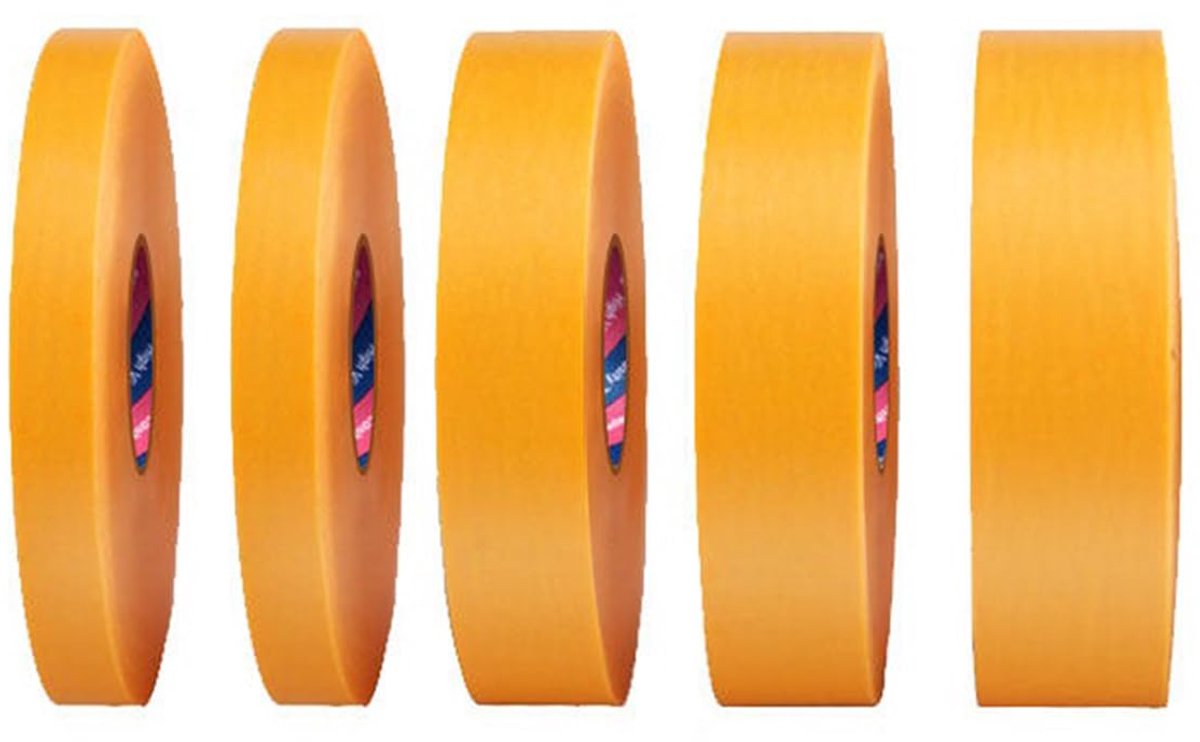 Maskertape 3/5/10/12 mm - 5 Rollen - Papier - Voor dunne lijnen bij schilderen - ShopVlot