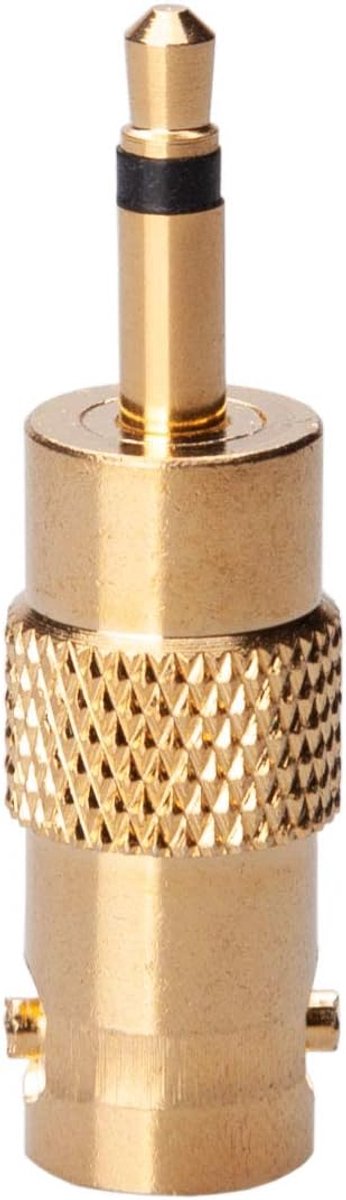 3.5mm Mono naar BNC Adapter - BNC Vrouwelijke Jack naar 3.5mm TS Plug - Goudgeplateerde Tweezijdige Connector - ShopVlot