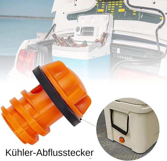 Koelbox Afvoerplug - Koeler Stop Drain Plug - Koelbox Lekvrij Houden - Met Afdichtring van Koelbox. — afbeelding 4