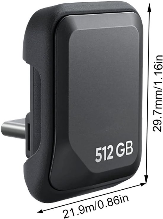 USB C Externe Opslag - Memory Stick Flash Drive - 360 Camera Opslag - Water- en Stofbestendig - 512 GB — afbeelding 4