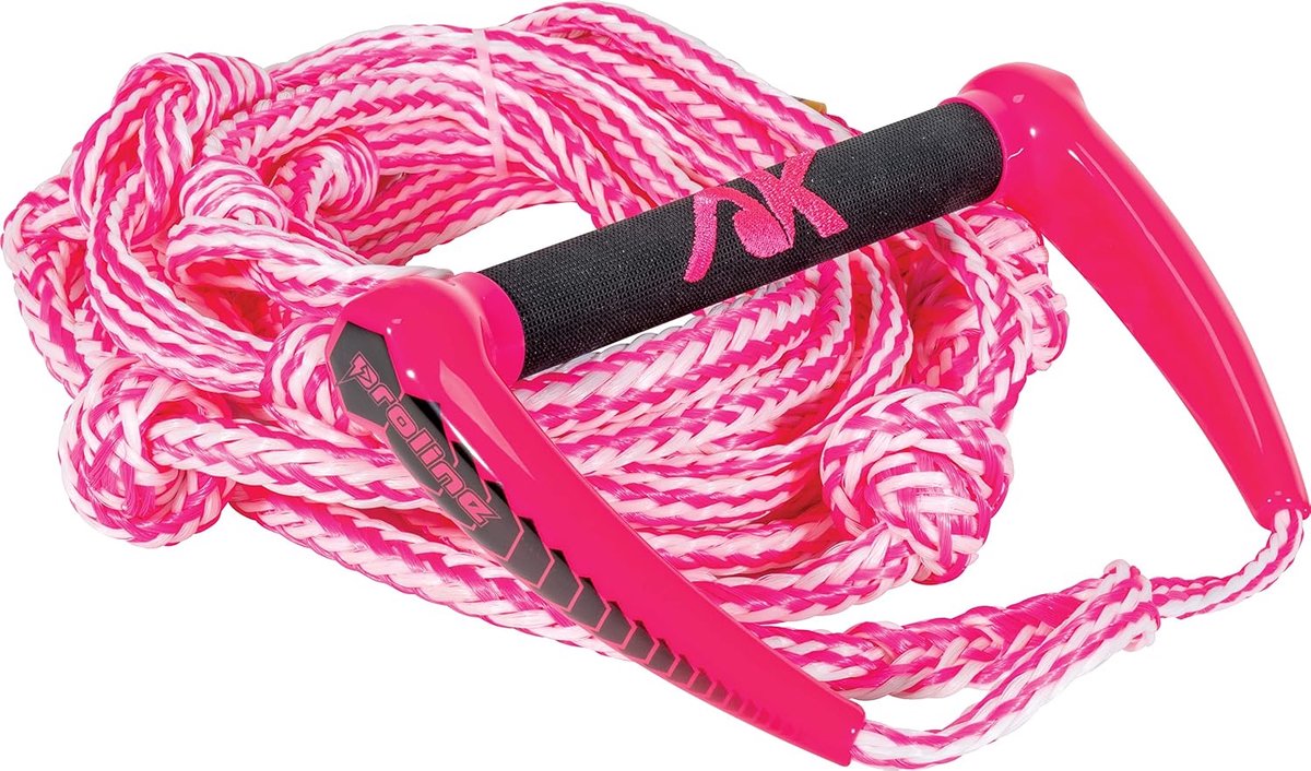 SURF touw 25ft - roze suède - drijvende handgreep - verbeterde veiligheid - SnelShoppen
