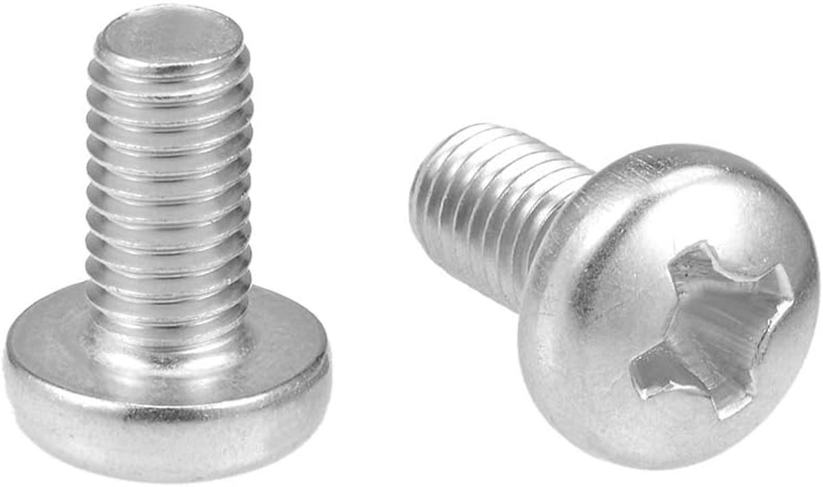 Sourcing map 5 stuks machine schroeven kruiskop M8 x 10 mm zwenken kop bevestigingen bouten M8x16mm 5Pcs