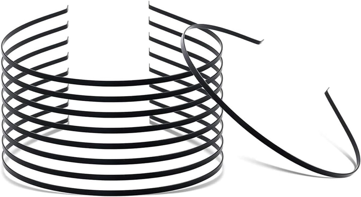 30 stuks bulk 3 mm zwart effen blanco harde dunne metalen hoofdbanden basis draad haarbanden sluitingen tiara hoofdband doe-het-zelf knutselen haaraccessoires voor vrouwen